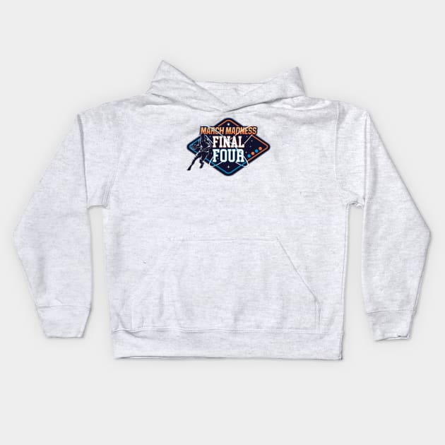 MARCH MADNESS 2023 | FINAL FOUR | BATTLE STARS Kids Hoodie by VISUALUV